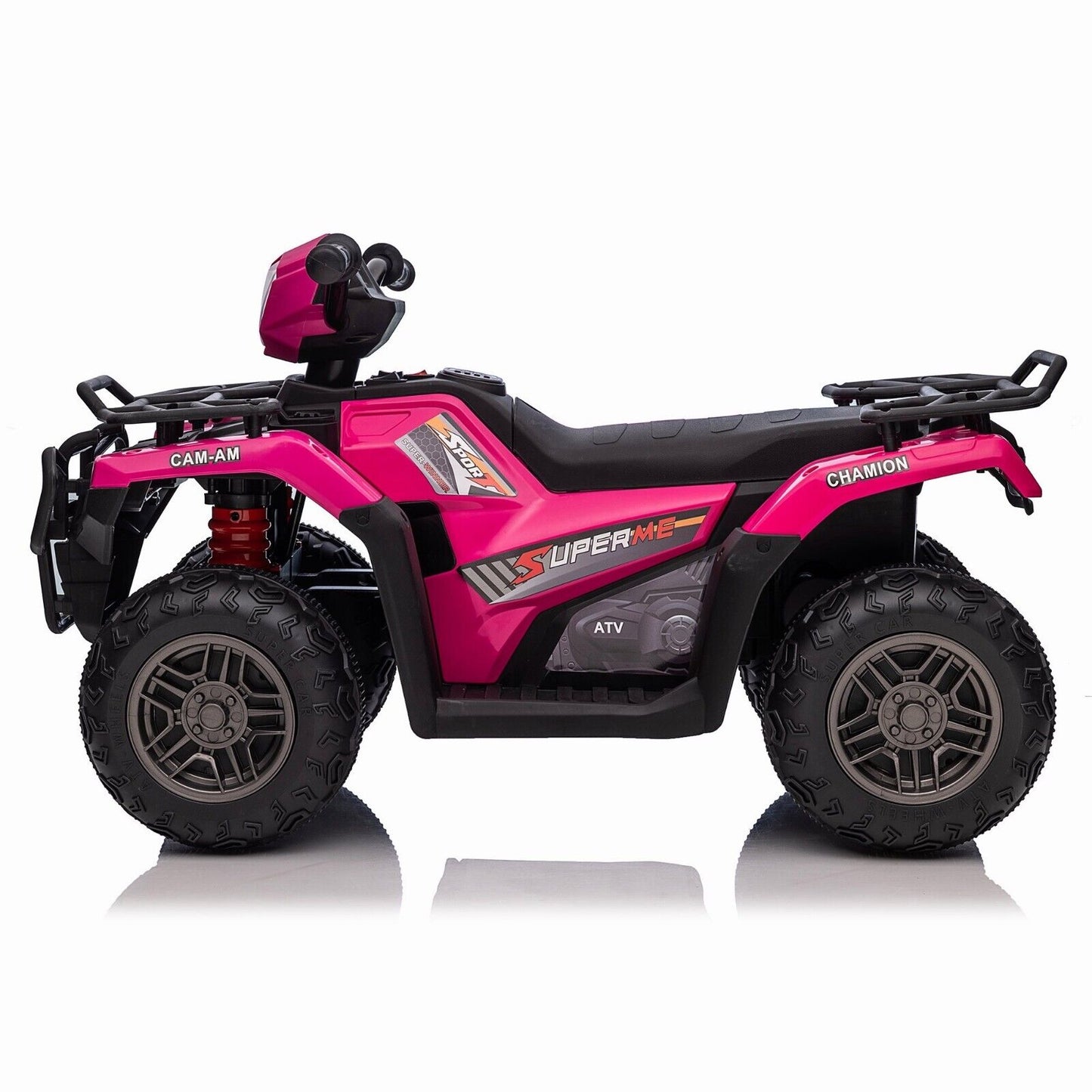 Electric 4-Wheeler ATV for Kids with AUX and USB Ports - 12V Ride-On Quad Car