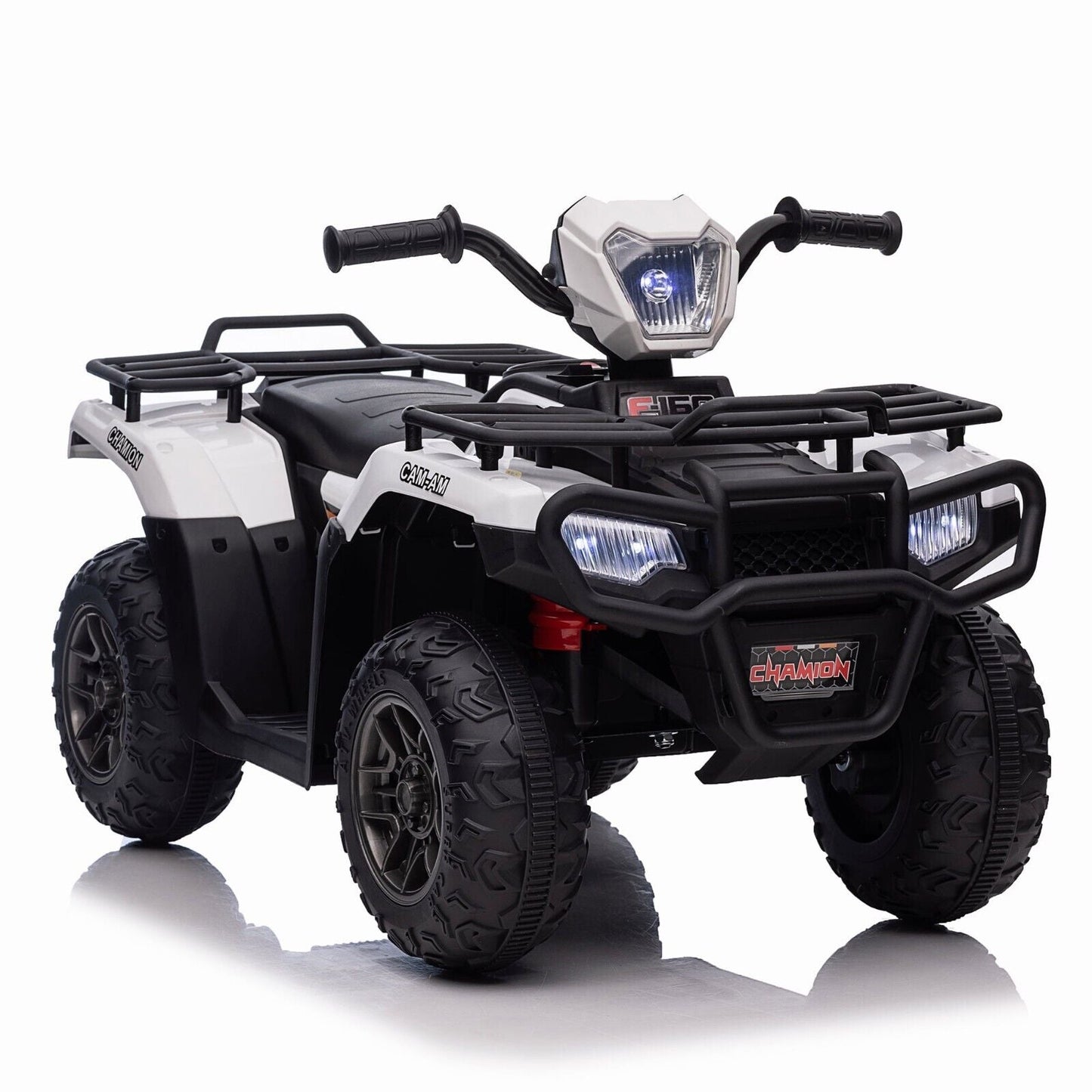 Electric 4-Wheeler ATV for Kids with AUX and USB Ports - 12V Ride-On Quad Car