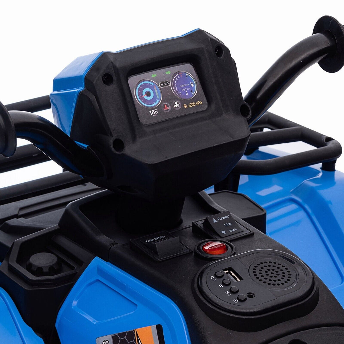 Kids Electric ATV with AUX and USB, 4-Wheeler Ride-On Car for Children - 12V