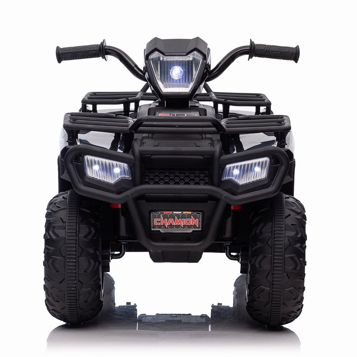 Electric Kids Ride On ATV 4-Wheeler Quad with Music, LED Lights, and USB for Ages 3-8