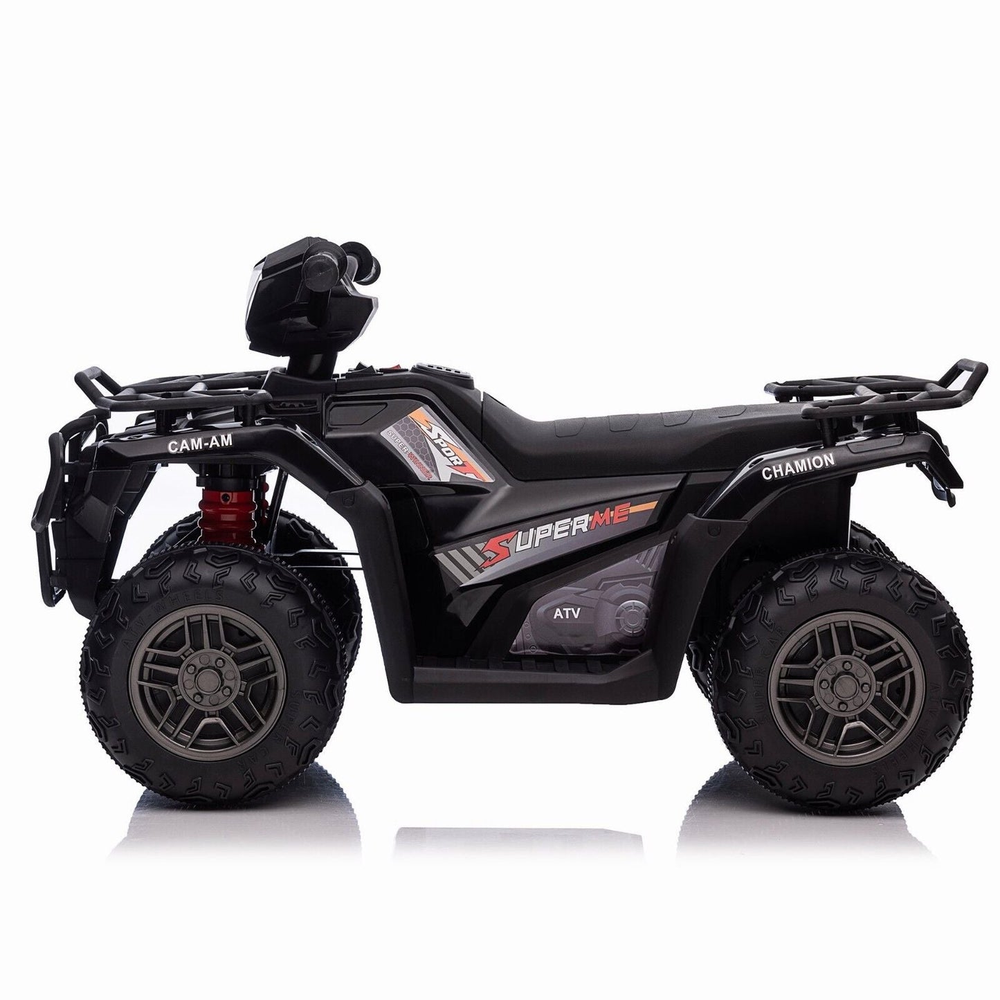 Electric Kids Ride On ATV 4-Wheeler Quad with Music, LED Lights, and USB for Ages 3-8