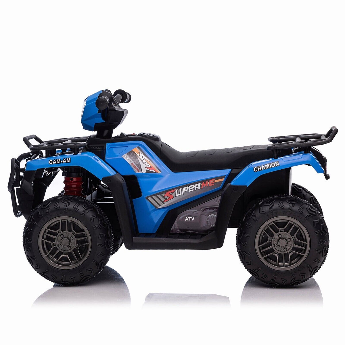 Electric 4-Wheeler ATV Quad for Kids with LED Lights, USB/MP3 Music Player