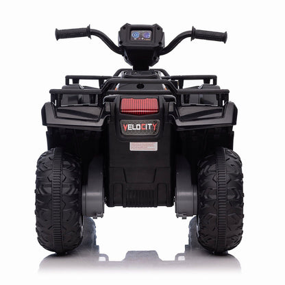 Kids 12V ATV with AUX & USB, Music & LED Lights - Battery-Powered 4 Wheeler