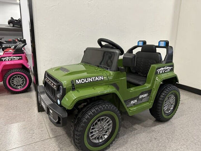 Electric Ride-On Truck for Kids with 3 Speeds, LED Lights, Music, and MP3 Player