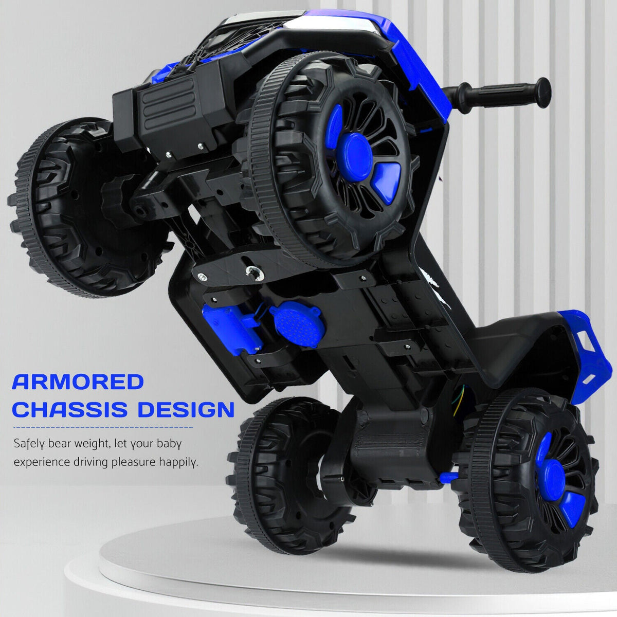 Electric 6V ATV 4-Wheeled Beach Ride-On Car for Kids - Battery Powered Toy for Christmas Gift
