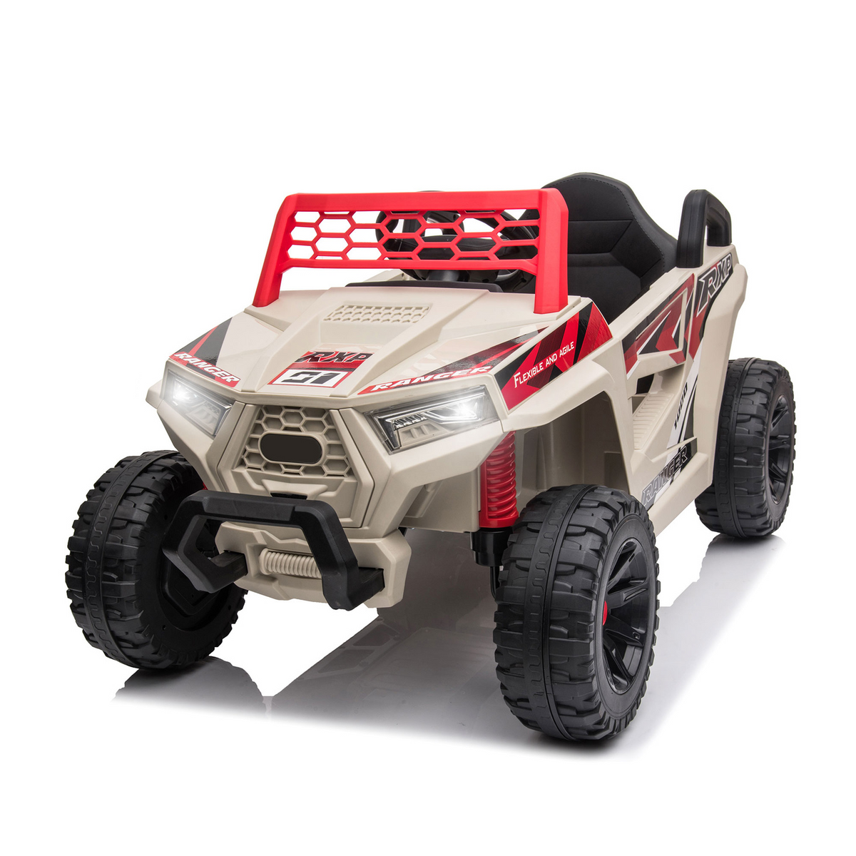 Electric ATV 4-Wheeler Quad Car Toy for Kids with MP3 and Horn - 12V Ride-On Truck