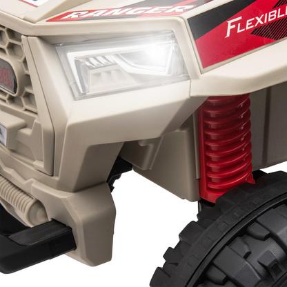 Electric ATV 4-Wheeler Quad Car Toy for Kids with MP3 and Horn - 12V Ride-On Truck