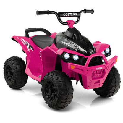 Electric ATV for Kids with Adjustable Speed and Cozy Seat - Pink