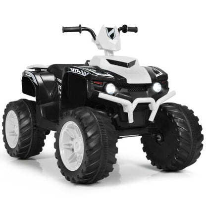 Electric ATV for Kids with LED Lights and Treaded Tires - 12V Ride-On Adventure