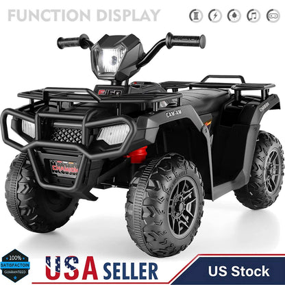Electric ATV Car for Kids Ages 2-9 with 4-Wheel Drive and AUX Port