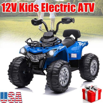 Electric ATV Ride-On Car for Kids Ages 3-6: 4-Wheel Fun!