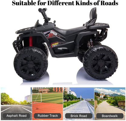 Electric ATV Truck for Kids Ages 3-8: 24V Ride-On Power Wheel in 4 Vibrant Colors