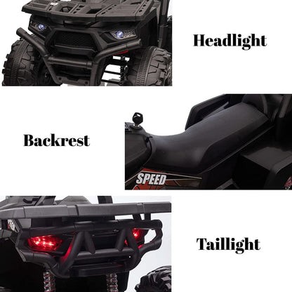 Electric ATV Truck for Kids Ages 3-8: 24V Ride-On Power Wheel in 4 Vibrant Colors