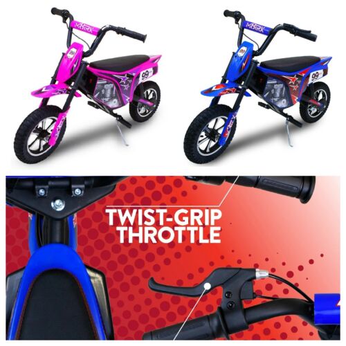 Electric Dirt Bike for Kids and Teens - 2 Color Options, 24V Ride-On Toy Motorcycle