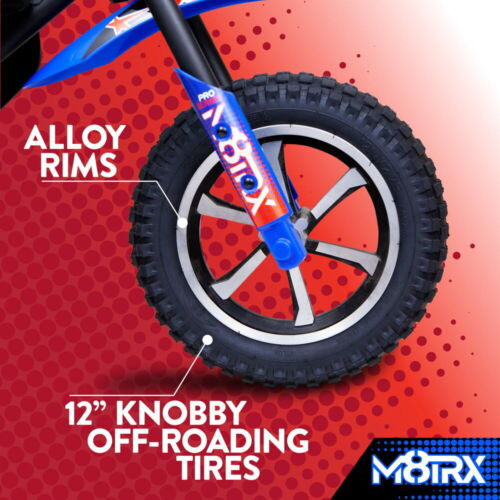 Powerful 24V Electric Dirt Bike for Kids and Teens - Ride On Toy Motorcycle