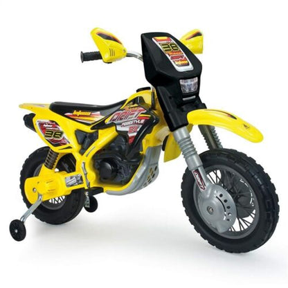 Electric Dirt Bike Kids Ride On 4-Wheels Motorcycle Toy - 12V Battery Powered