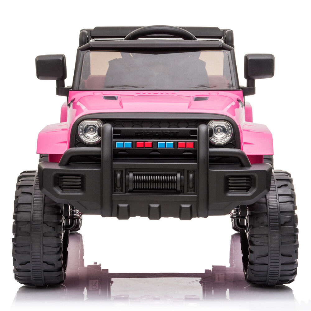 Electric Dual Drive Kids Ride On Car with Remote Control - Battery Powered Toy Vehicle
