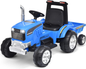 Electric Excavator Tractor Ride-On Car for Kids - 12V Battery Powered Motorized Vehicle