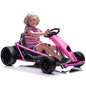 Electric Go Cart with 24V Battery, 300WX2 Motors, and 8MPH High Speed Drifting Capability