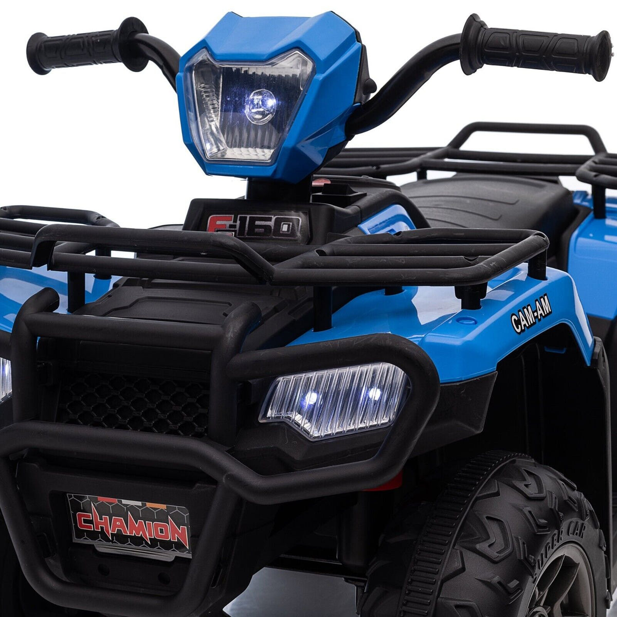 Electric Kids ATV 4-Wheeler Quad Car with MP3 Player - Blue