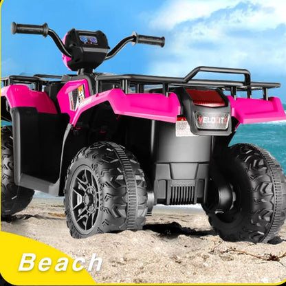 Powerful 12V ATV Quad for Kids with High & Low Speed Options and Spacious Seat