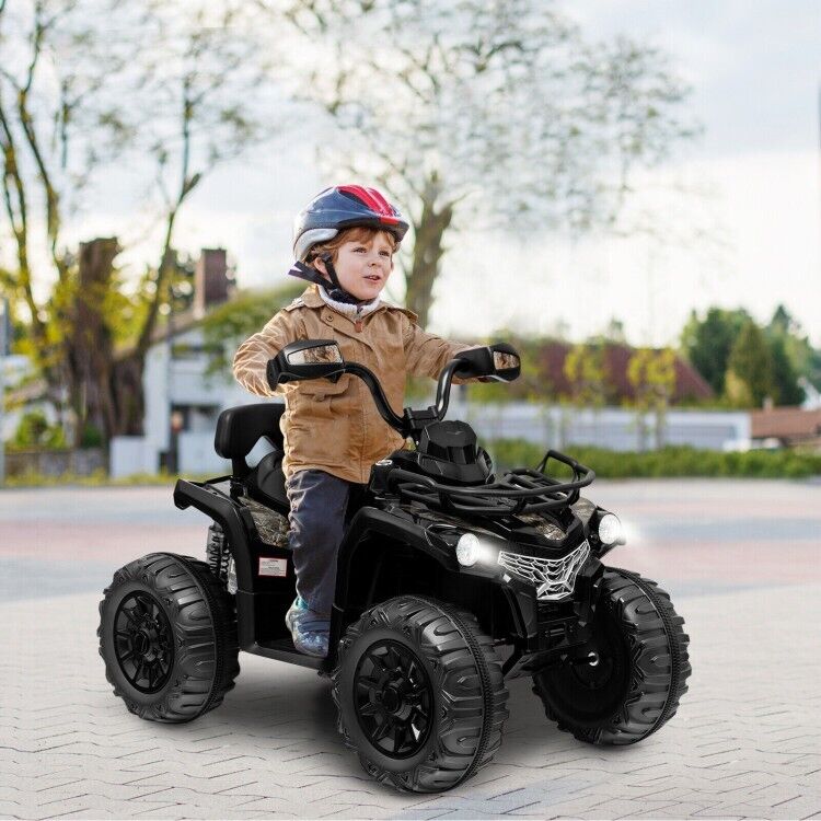 Electric Kids ATV 4 Wheeler with MP3 Player and Headlights - 2 Speeds for Exciting Driving Experience