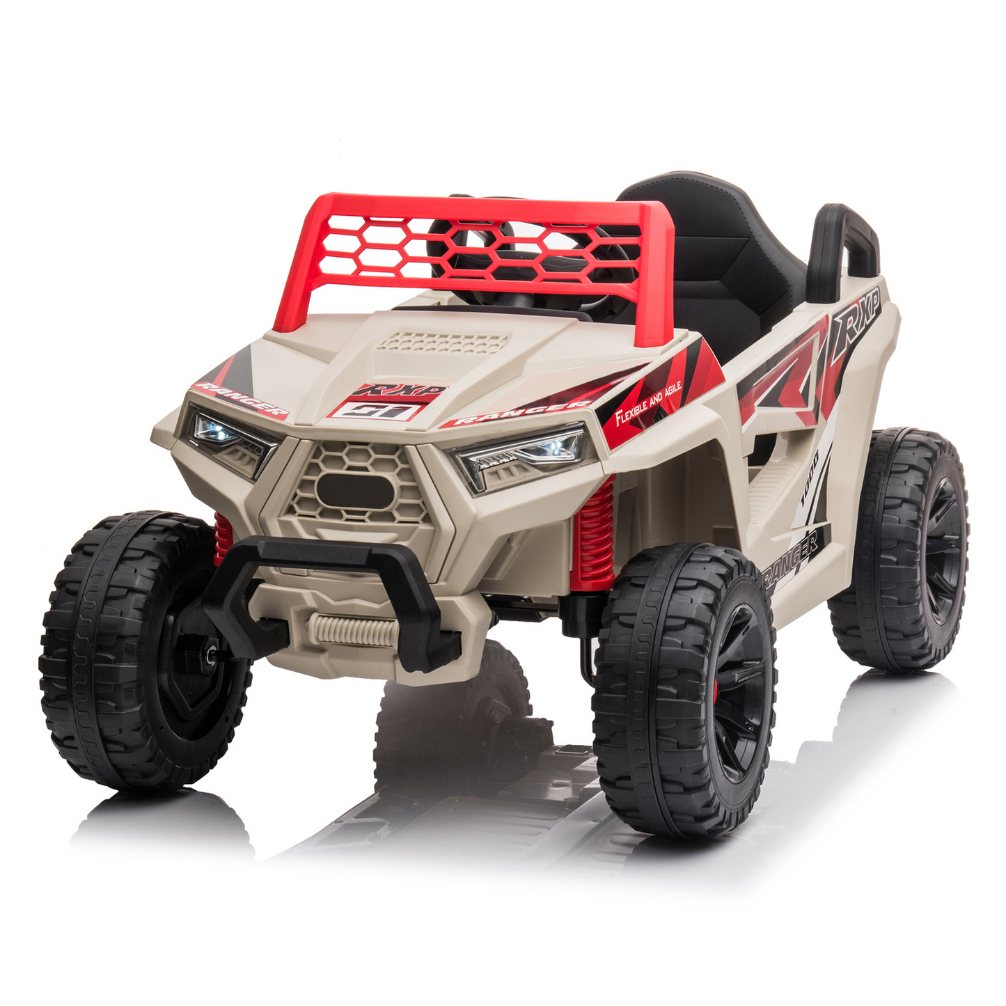 Electric Kids Quad Car Toy with MP3 and Horn - 12V Ride-On ATV Truck