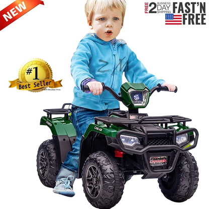 Electric Ride-On ATV for Kids Ages 3 and Up - 4 Wheels Toy Vehicle