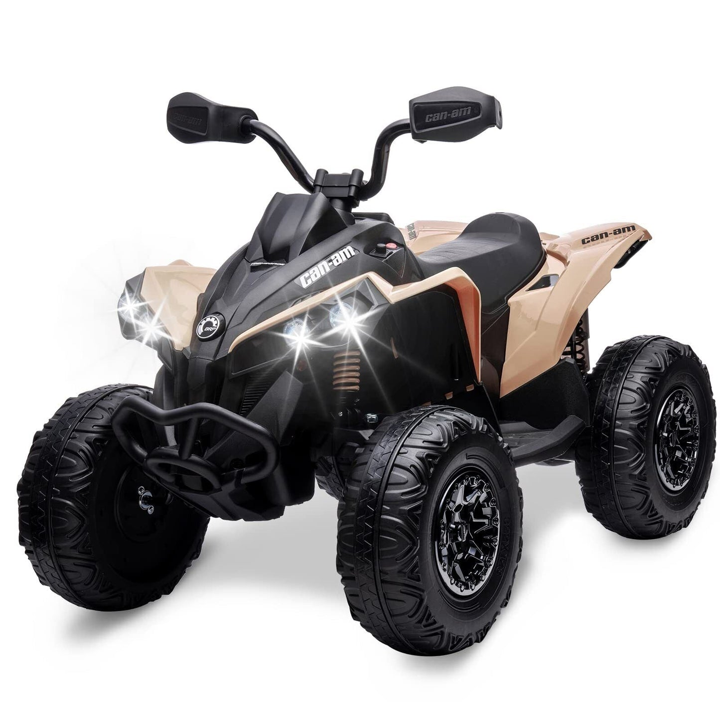 Electric Kids Ride On ATV 4-Wheeler with Music and LED Lights - All-Terrain Fun!