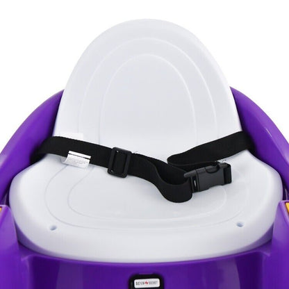Electric Kids Ride On Bumper Car with Flashing Lights and Remote Control - Perfect Toddler Toy Gift