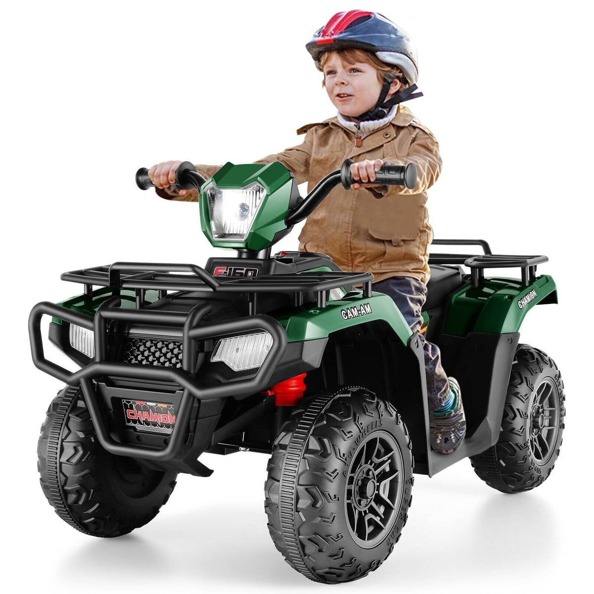 Electric Kids Ride-On Car Truck with Bluetooth and Spring Suspension - 2 Speed Options
