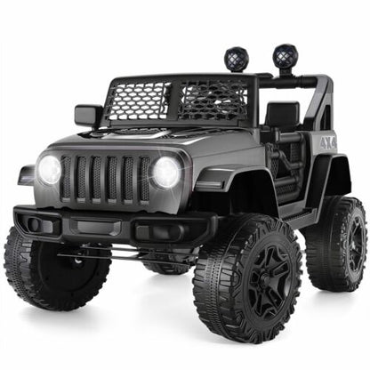 Electric Kids Ride-On Car Truck with MP3 Music, LED Lights, and Remote Control - USA Edition