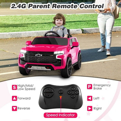Electric Kids Ride-On Car with 3 Speeds, All-Terrain Wheels, and Remote Control - Pink