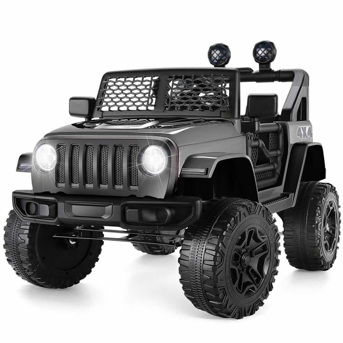Electric Kids Ride On Car with MP3 Music, Lights, and Remote Control - 12V
