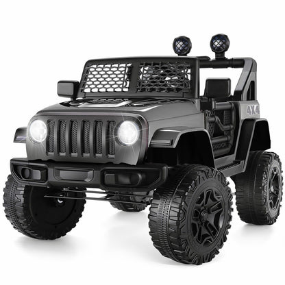12V Jeep Music Fashion Electric Ride-On Car with Remote Control and 3-Speed Options