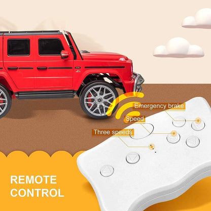Electric Kids Ride-on Car with MP3 Player, Remote Control, and 3 Speed Options