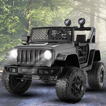 Electric Kids Ride On Car with Remote Control, 3 Speeds, Music, and LED Lights - Perfect for Fashionable Fun!