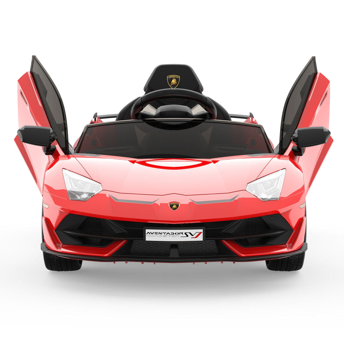 Electric Kids Ride On Car with Remote Control, LED Light, and Music - 12V Battery Powered