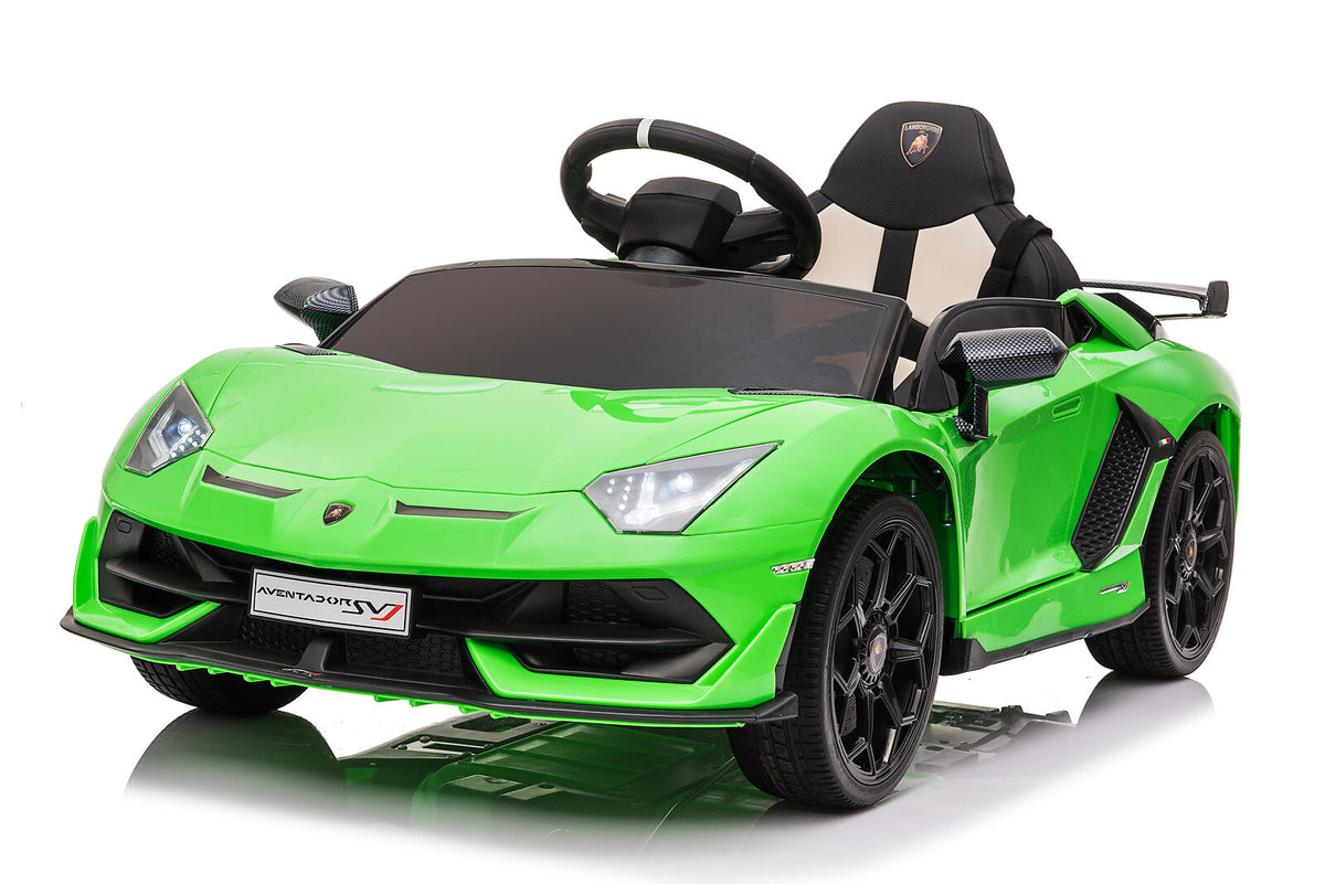Electric Kids Ride-On Car with LED Lights and Music - 12V Rechargeable Battery