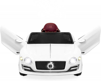 Electric Kids Ride-On Car with Scissor Doors and Safety Belts - Perfect Gift for Children (12V)