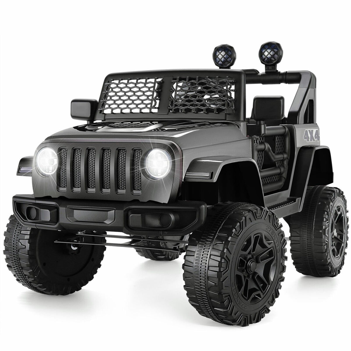 Electric Ride-On Car for Girls with Remote Control, 3 Speeds, USB and MP3 Compatibility