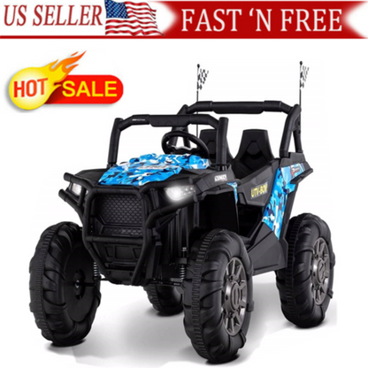 Electric Kids Ride-On SUV Truck with Music and Remote Control - 3 Speed Options