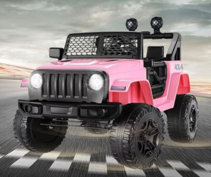 Electric Kids Ride-On SUV with 3-Speeds, MP3 Player, and Remote Control - 12V USA Edition