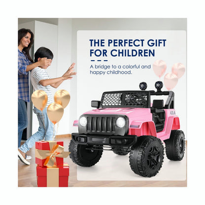Electric Kids Ride-On SUV with 3-Speeds, MP3 Player, and Remote Control - 12V USA Edition