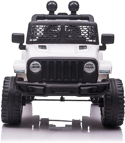 Electric Kids Ride-On Truck with Remote Control and LED Lights - 12V Battery Powered, 1-Seater