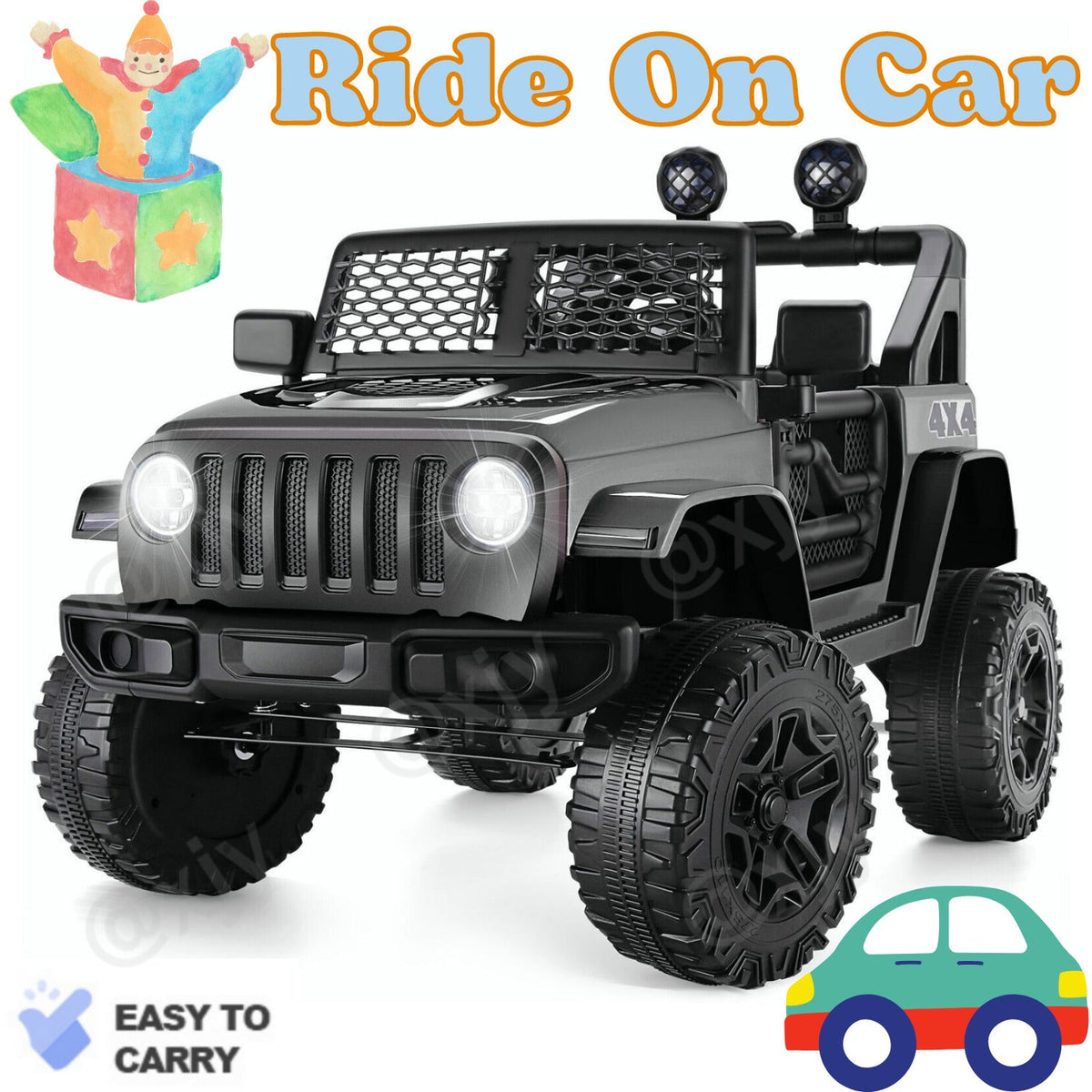 Electric Lamborghini Ride-On Car for Kids with Remote Control - 24/12V Truck Toy