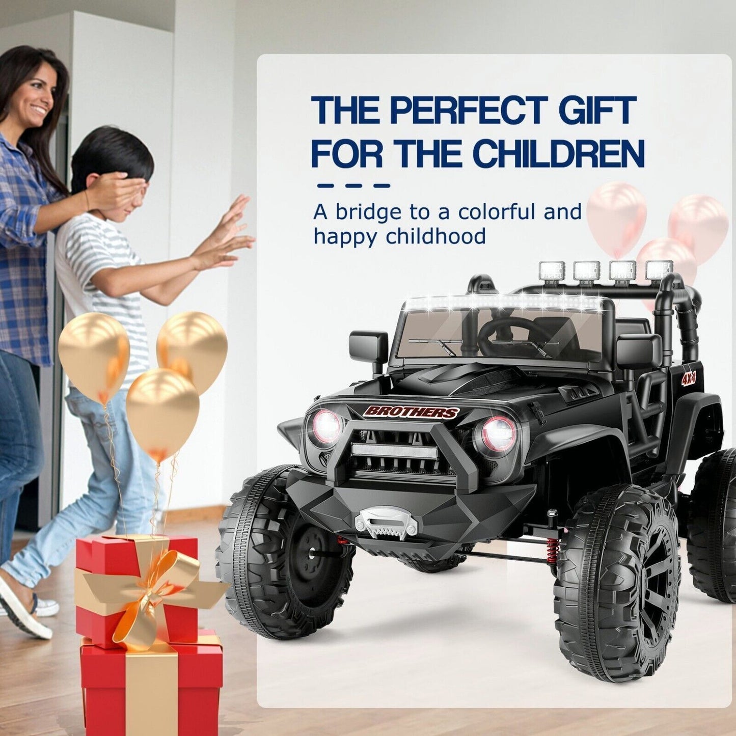 Electric Lamborghini Ride-On Car for Kids with Remote Control - 24/12V Truck Toy