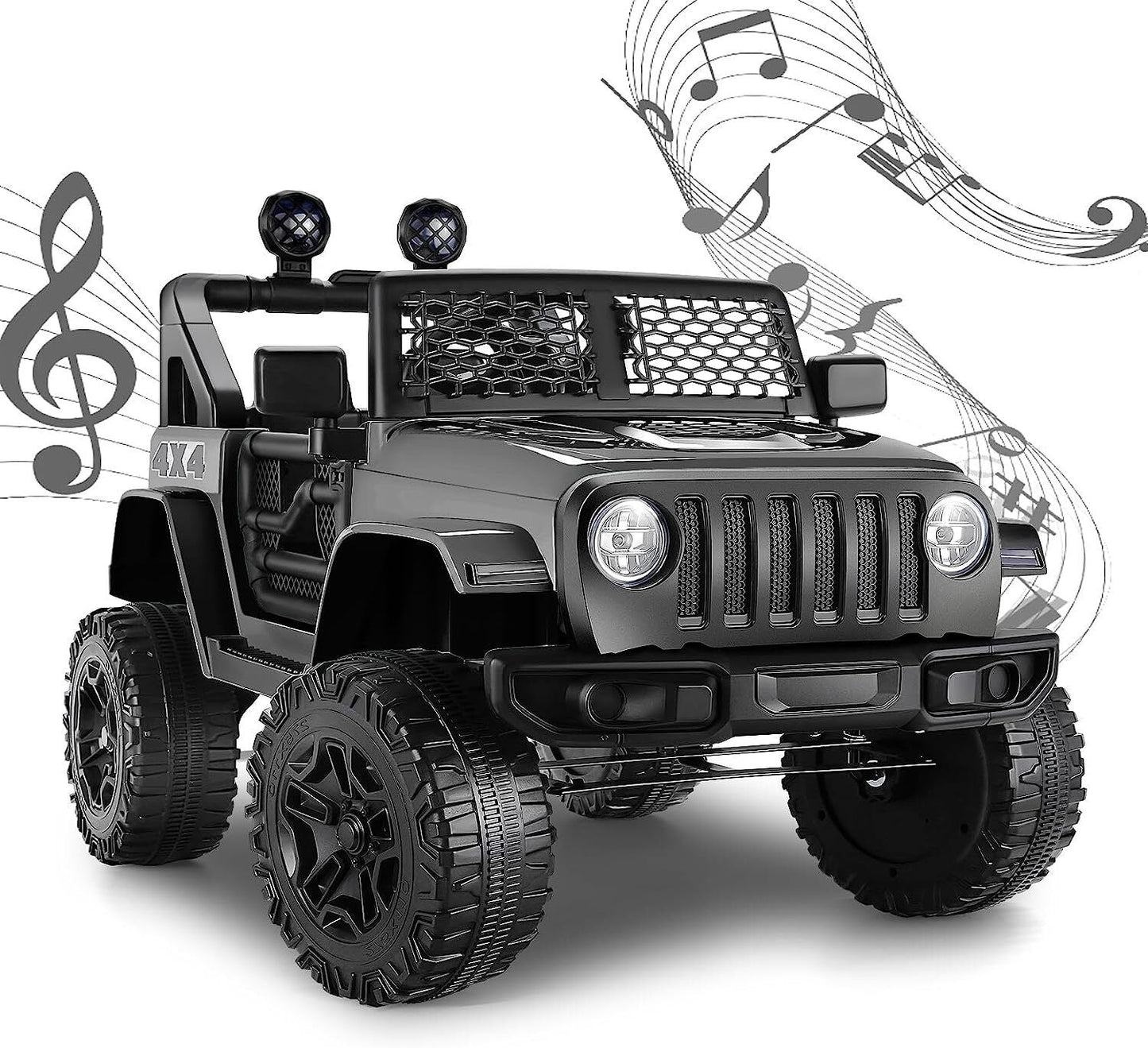 Remote Control Lamborghini Electric Car for Kids - 24/12V Ride-On Truck