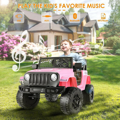 Remote Control Lamborghini Electric Car for Kids - 24/12V Ride-On Truck
