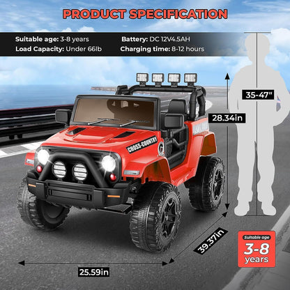 Remote Control Lamborghini Electric Car for Kids - 24/12V Ride-On Truck